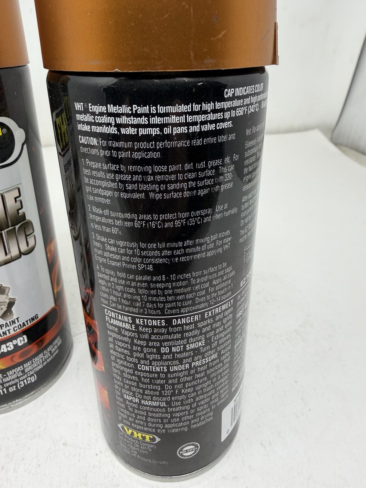 Vht Sp402 Engine Metallic Burnt Copper Paint Can - 11 Oz. ( pack of 3 ) gallery