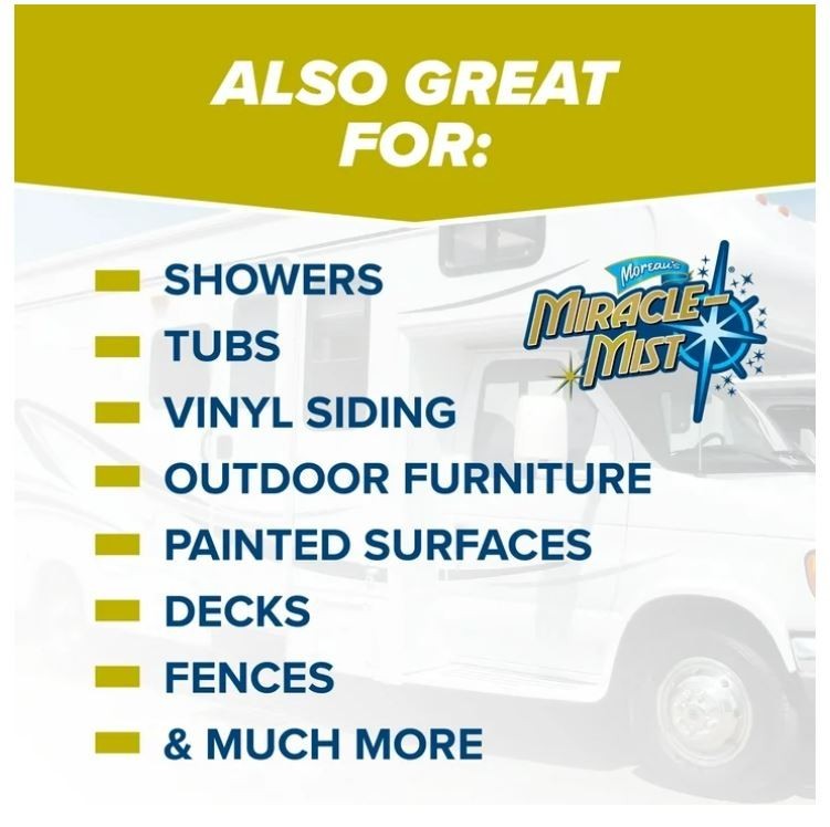 Miraclemist Instant, Mold and Mildew Spray Remover for RV and Boat'S Exterior an gallery