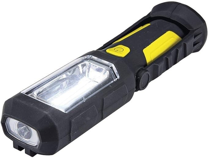 LED Flashlight 3Way WORK LIGHT 250lumen Posable Magnetic Home Job Shop Car BRAUN gallery
