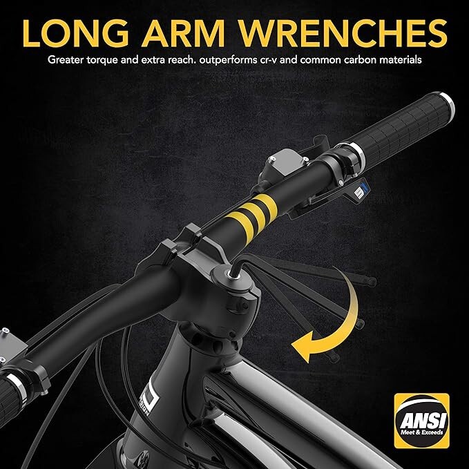 LEXIVON Master Wrench Key Set 35-Pc Long Arm Ball End Hex Keys Alloy Stel LX-131 gallery