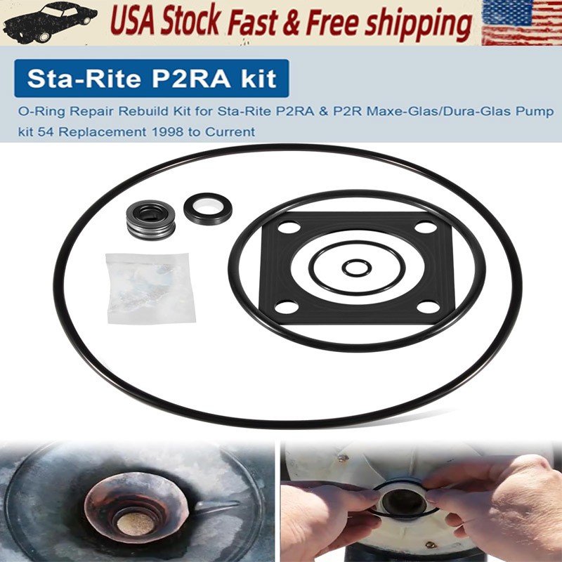 O-Ring Rebuild Kit for Sta-Rite P2RA & P2R Dura-Glas MaxeGlas Pool Pump PRE 1998