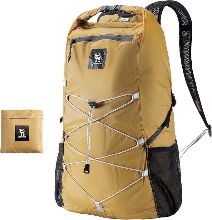 Qunature 20L Outdoor Backpack Foldable Hiking Backpack Portable Splashproof Bag