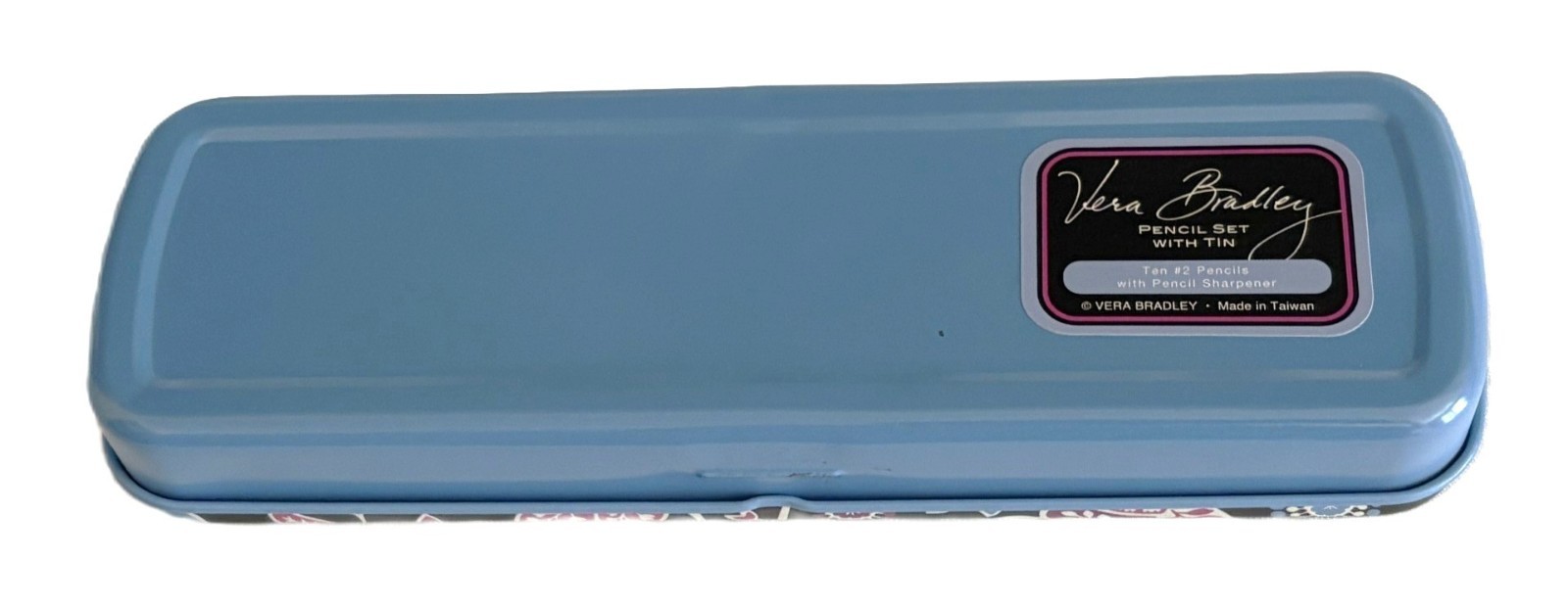 Vera Bradley Alpine Floral Pencil Box Case Tin gallery