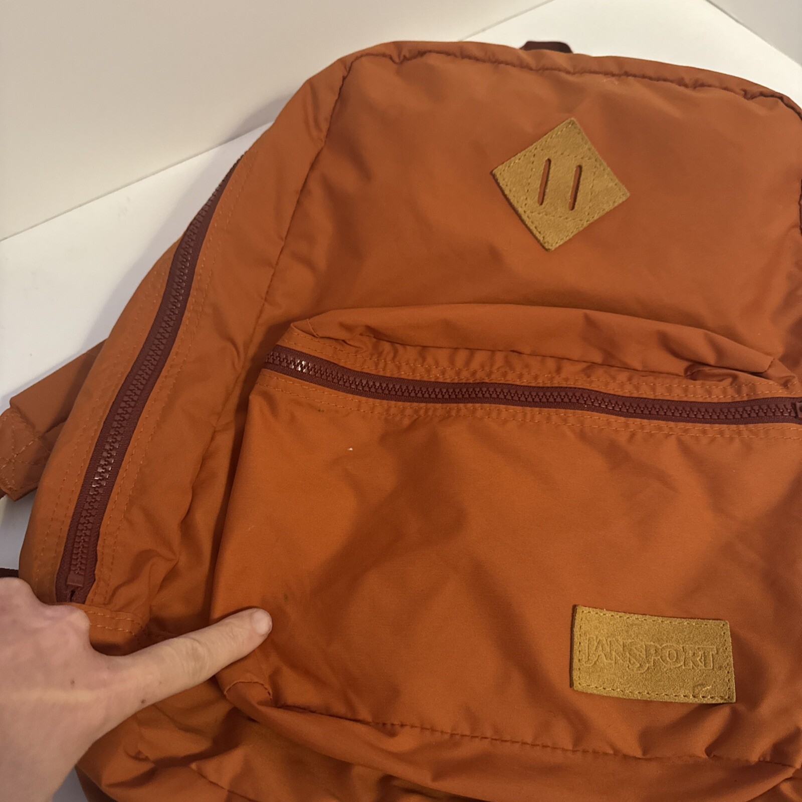 Jansport BACKPACK  Umber Red Rust Super Lite 4