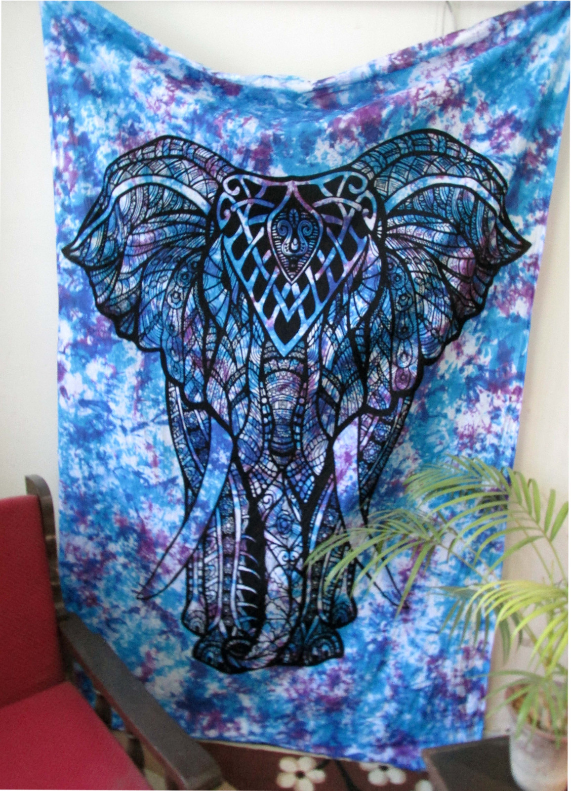 Elephant Tapestry Twin Indian Decorative Wall Hanging Hippie Mandala Decor Throw gallery
