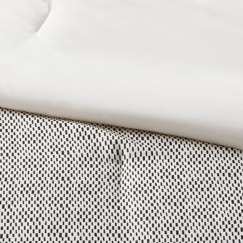 Twin/Twin Extra Long Printed Comforter Set Black/White - Room Essentials gallery