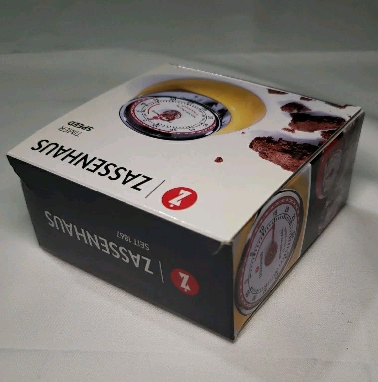 Zassenhaus Timer Speed, Retro, Magnetic, No Batteries, Yellow gallery