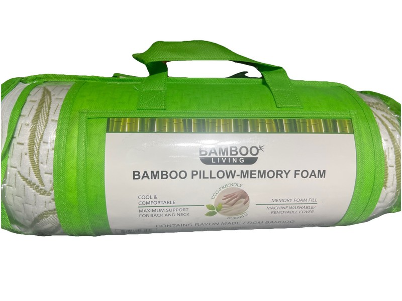 Bamboo Pillow-Memory Foam (1ct) gallery