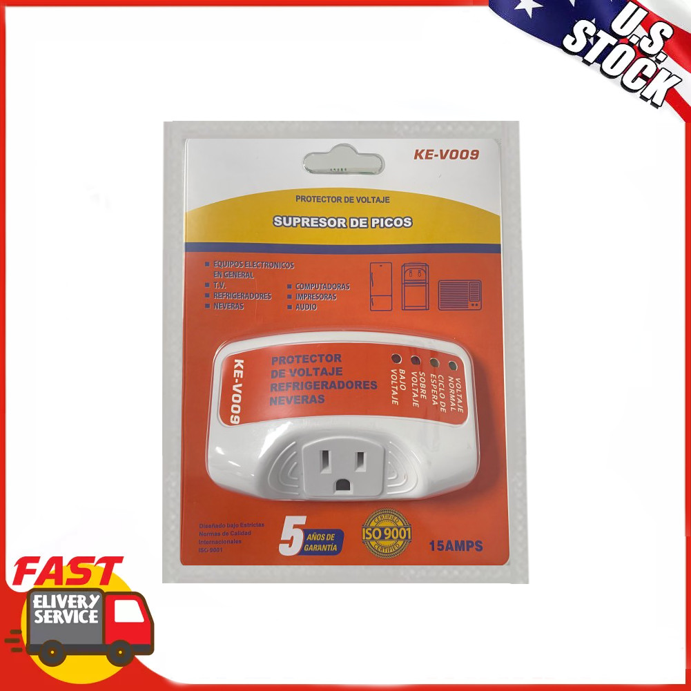 120V US Plug Surge Voltage Protector Power Sockets Refrigerator Appliance Home gallery