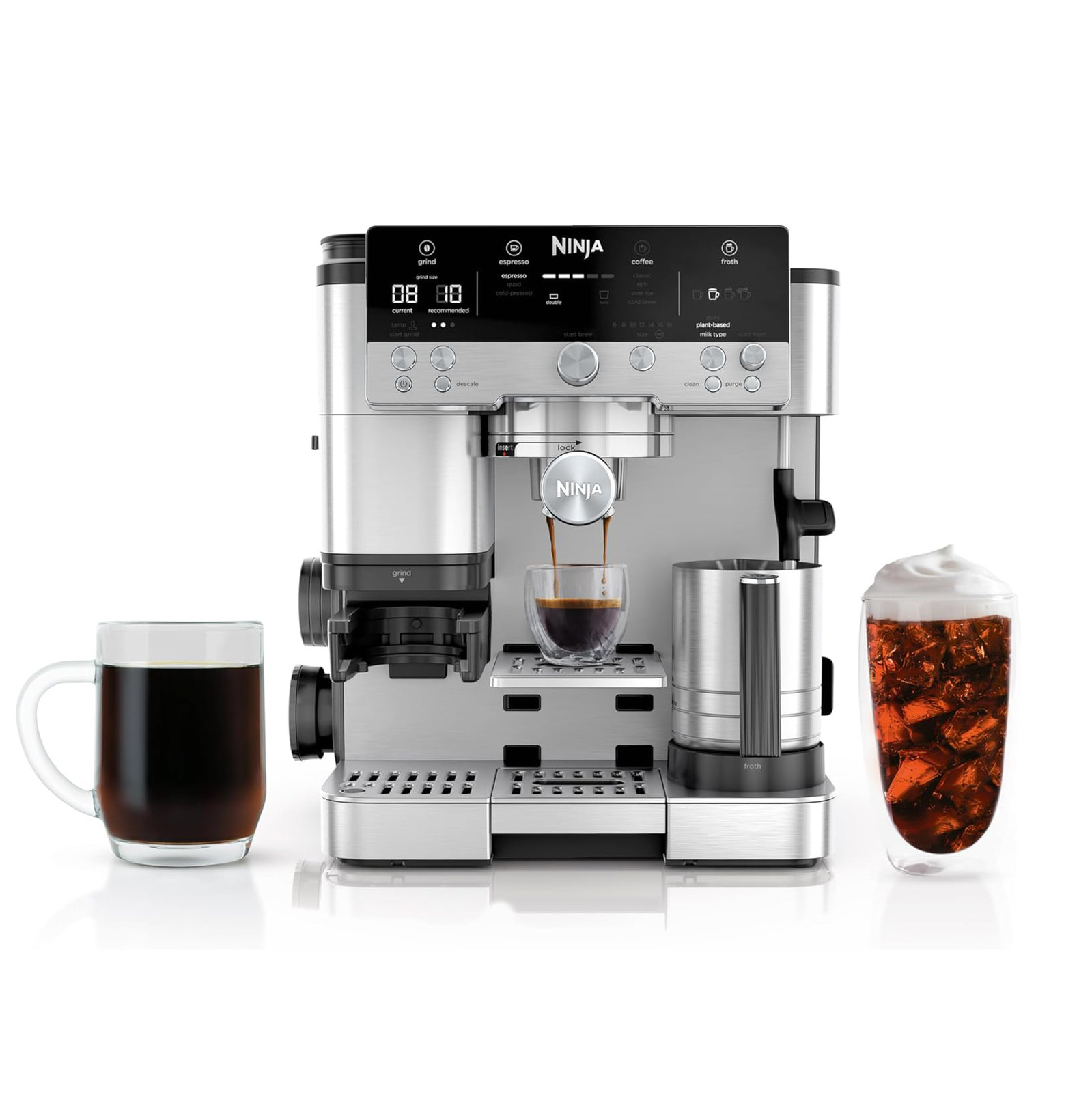 Ninja R-ES601 Luxe Café Premier Espresso Machine, Silver - Certified Refurbished gallery