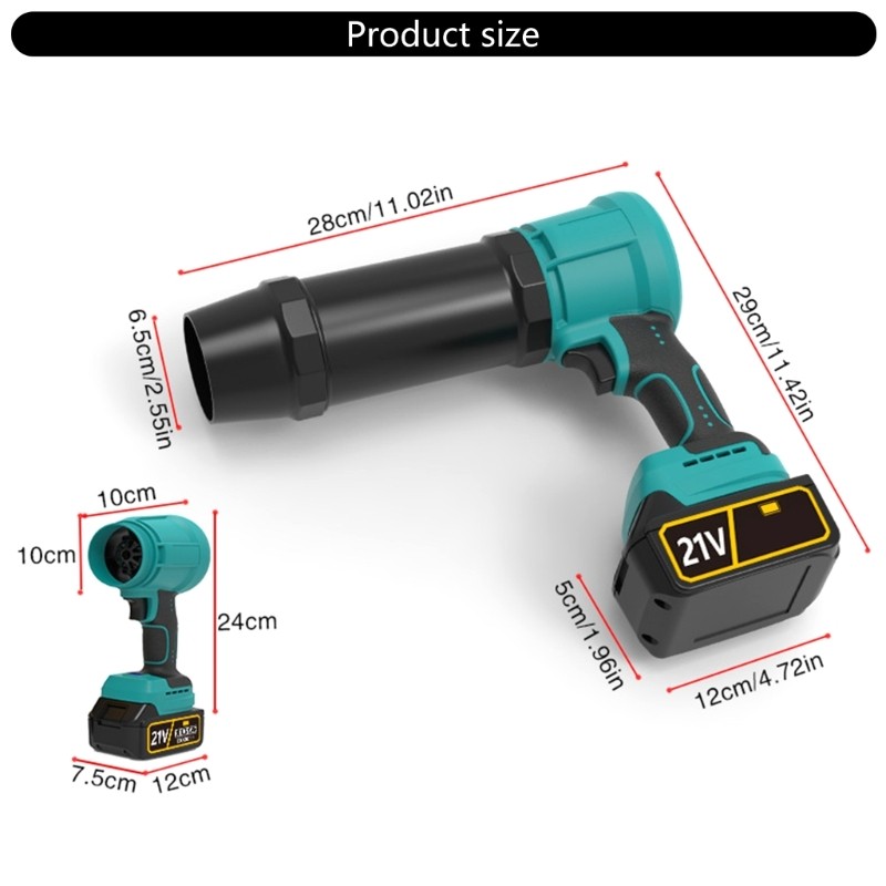 Powerful 700G Thrust Electric Blower 30Min Runtime Rapid Extended Nozzle For gallery