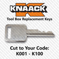 Knaack Toolbox Key Replacement Cut to Your Code K001 – K100