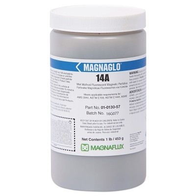 Magnaglo 14A Wet Method Fluorescent Magnetic Particle, 1 lb Container, Brown gallery
