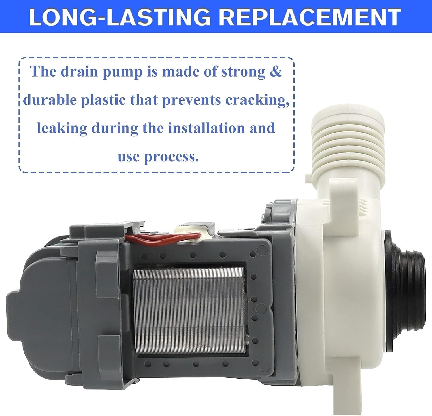 Washer Drain Pump for Maytag WTW4750YQ1 WTW4800BQ0 WTW4800XQ0 WTW4800XQ1 gallery