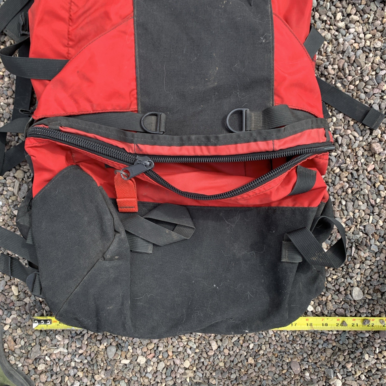 Mountain Smith Backpacking Backpack, Red Vintage 3