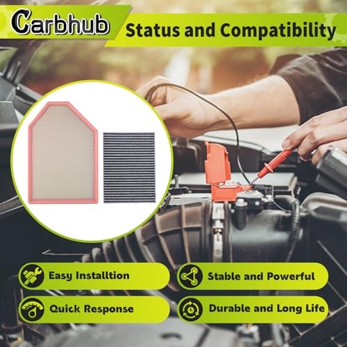 Engine & Cabin Air Filter Compatible with Dodge Challenger Charger 3.6L 5.7L gallery