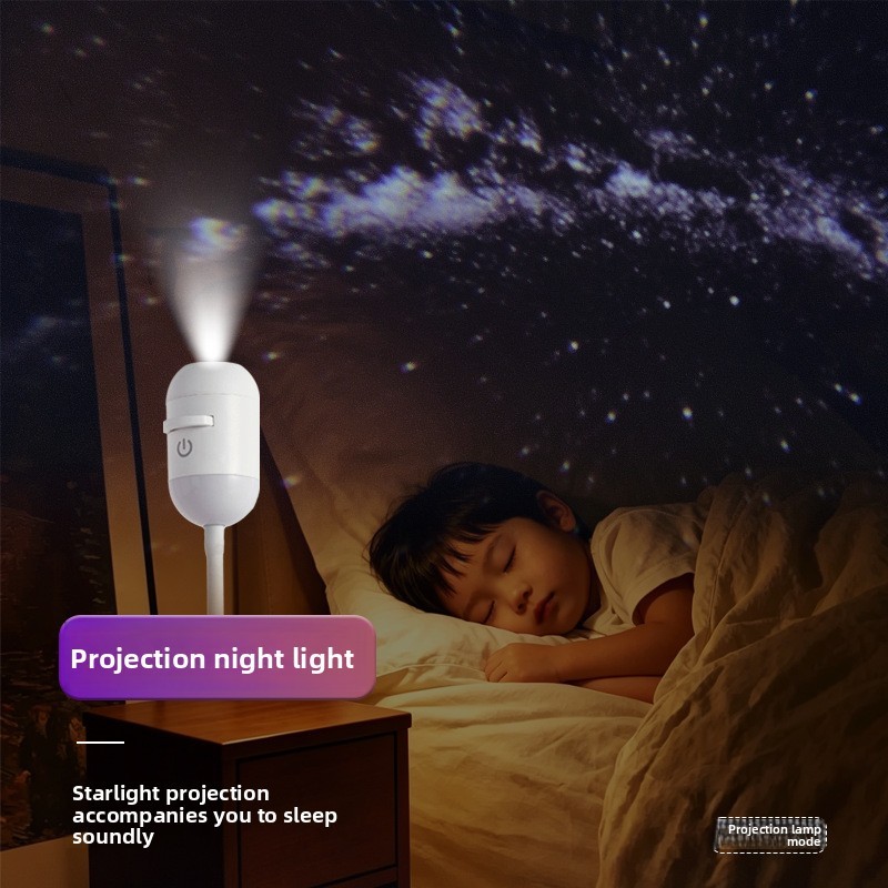 Starry Sky Galaxy Projector Night Light Wall-Mounted USB Adjustable Brightness gallery