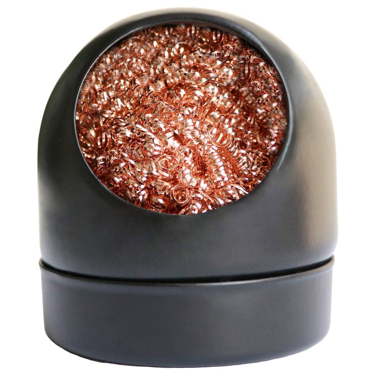 Soldering Iron Tip Cleaner with Copper Wire Ball & Metal Base Holder gallery