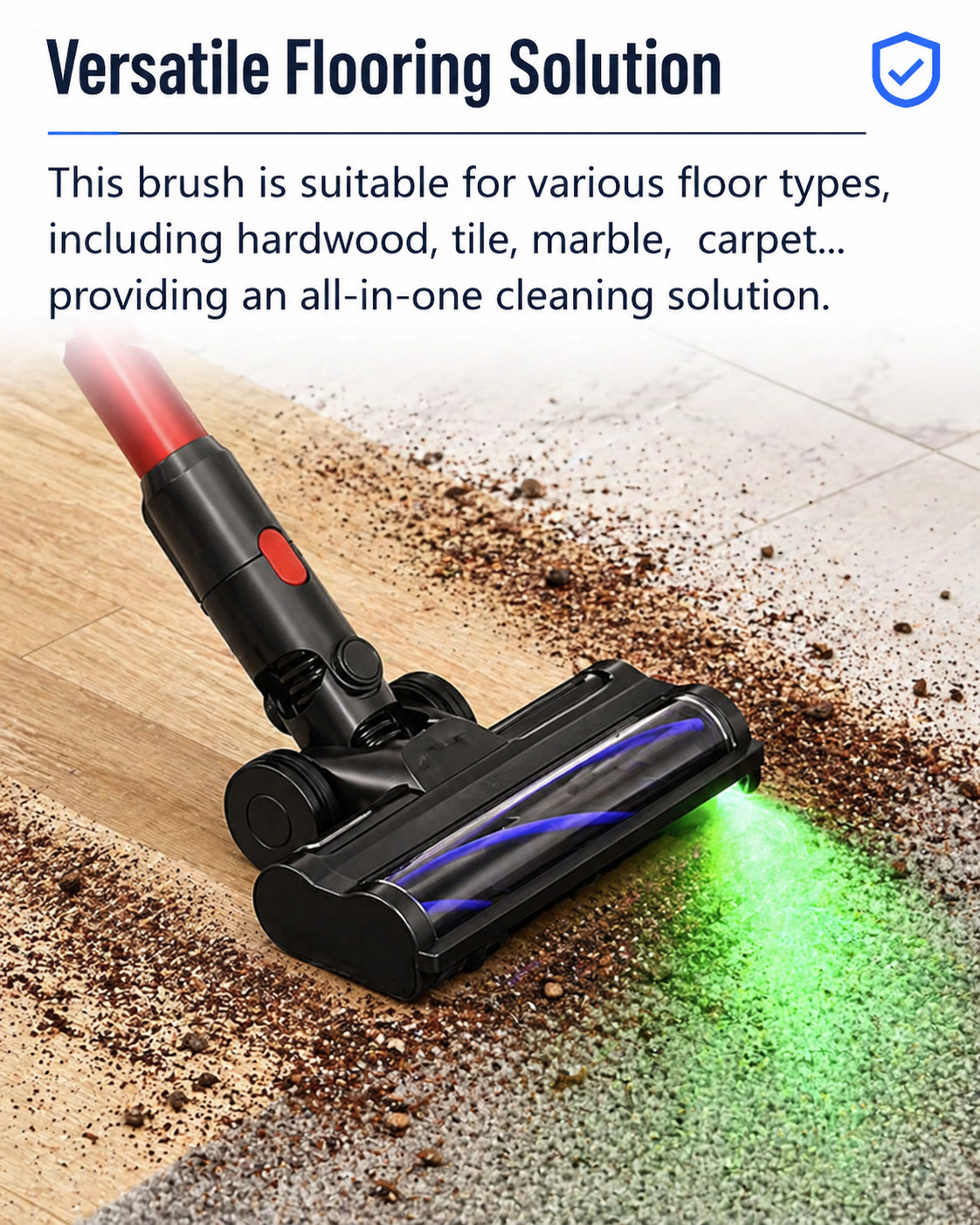 Motorhead Vacuum Attachments for Dyson V15 V11 V10 V8 V7, Hardwood Floor gallery