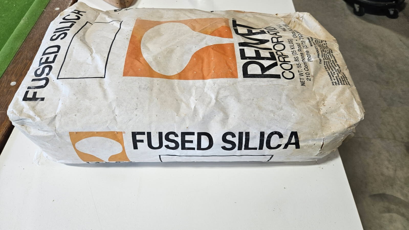 Remet Amorphous White Fused Silica Sand 50 Ib. Sack gallery