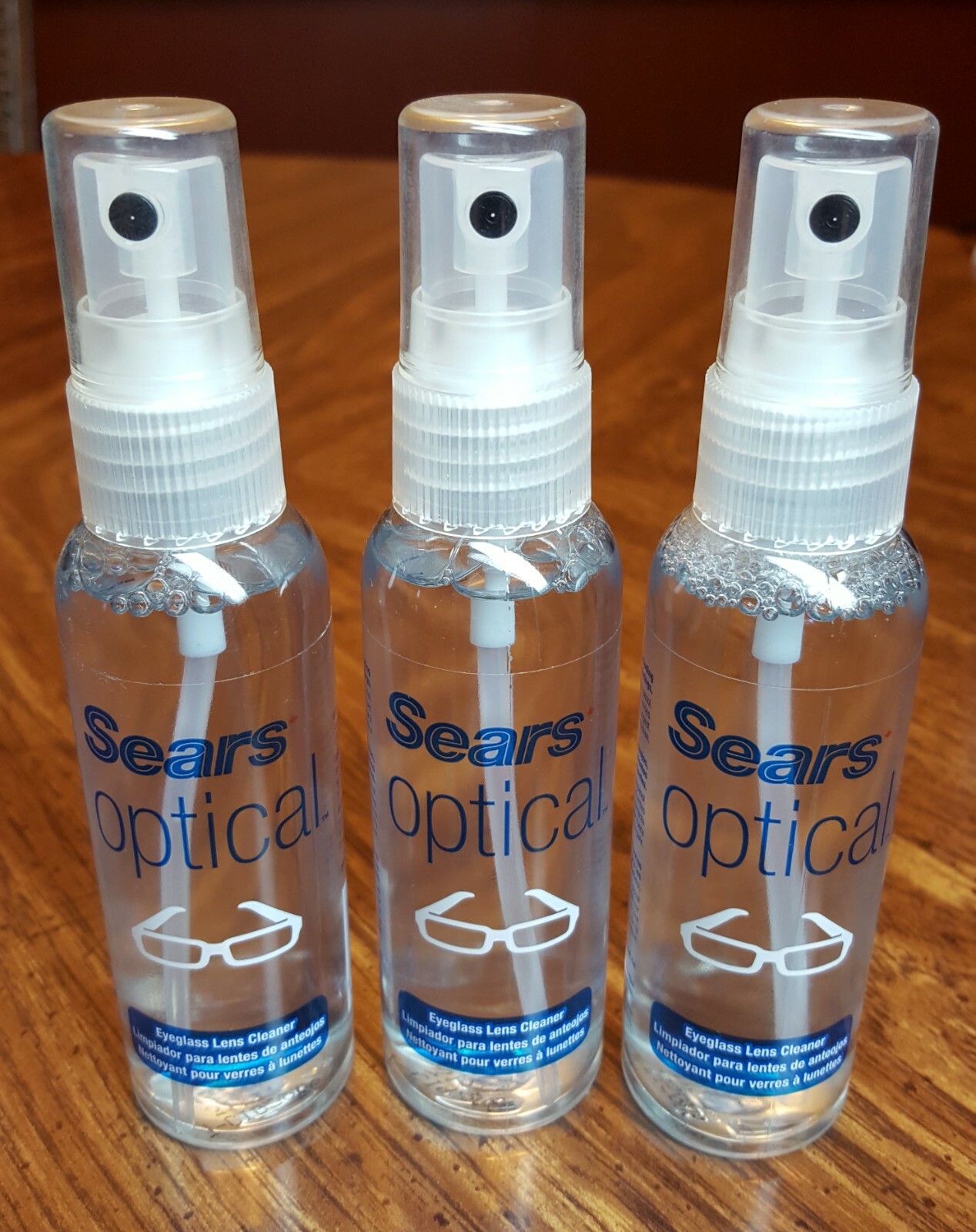 Sears Optical Eyeglass LENS, Camera, Screen CLEANER, 6oz - (3) 2oz Spray Bottles gallery