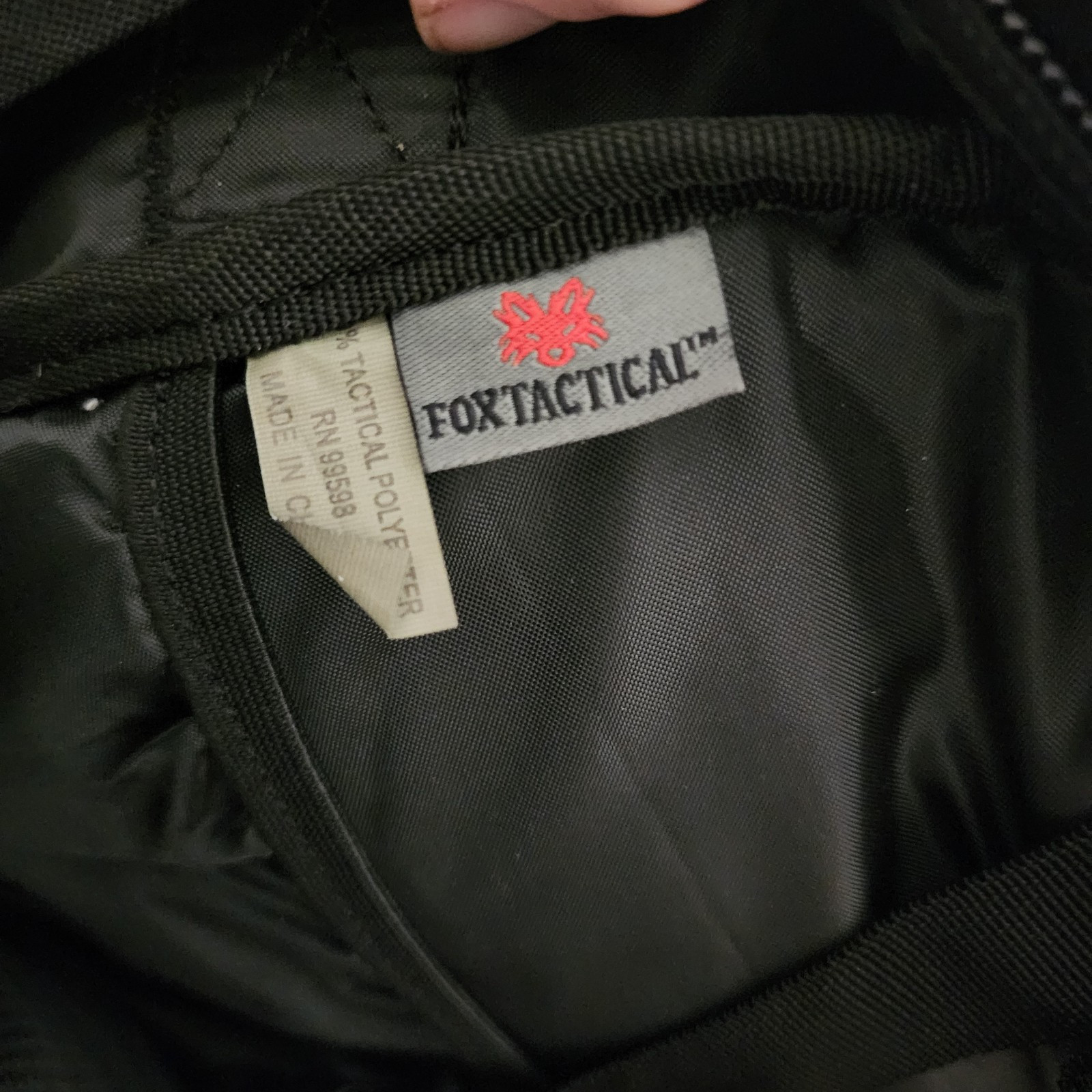 Fox Tactical Black Nylon Canvas Backpack Multi Use Pockets Padded  4