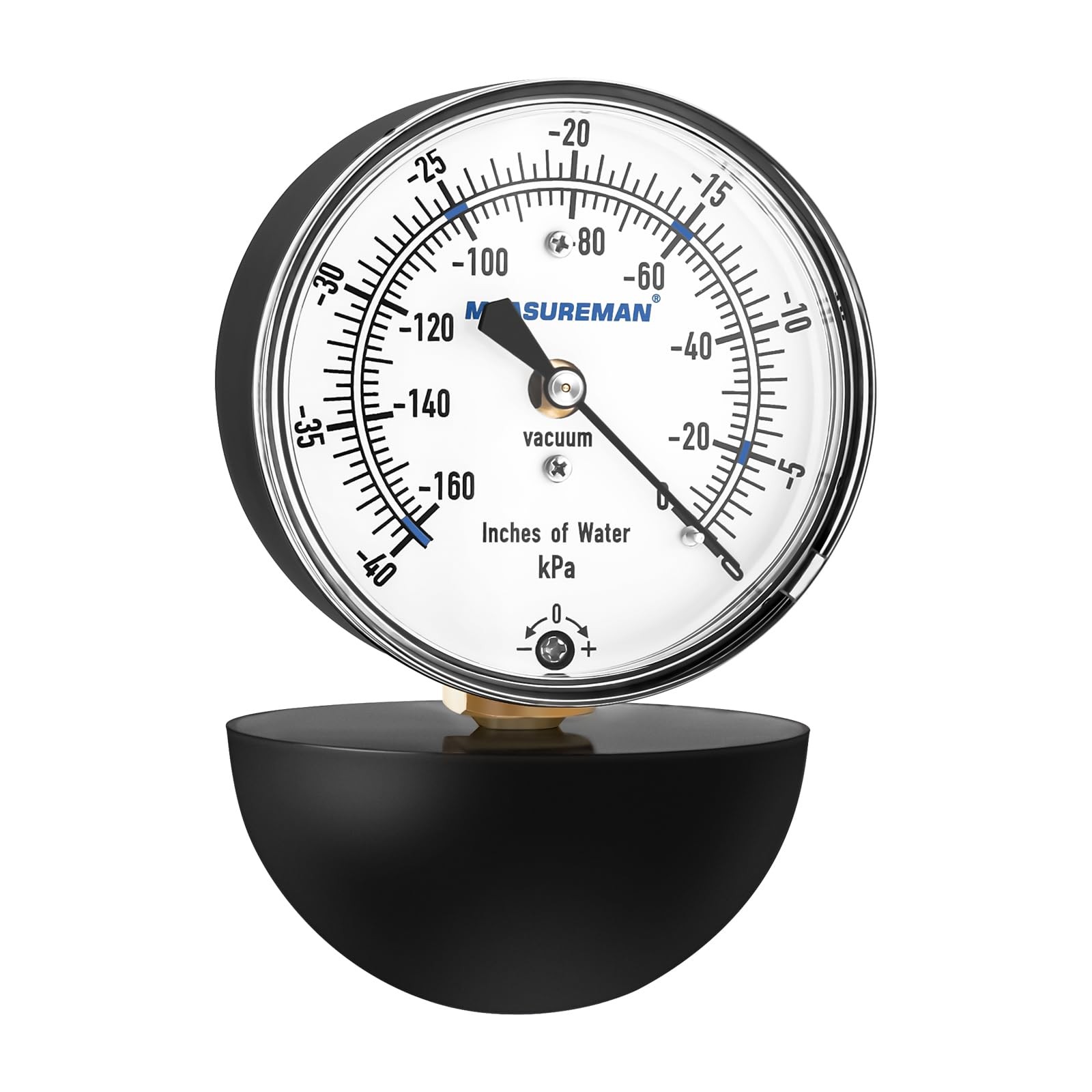 MEASUREMAN Vacuum Cleaner Suction Gauge, 0-160 Inches of Water Measures Sucti... gallery