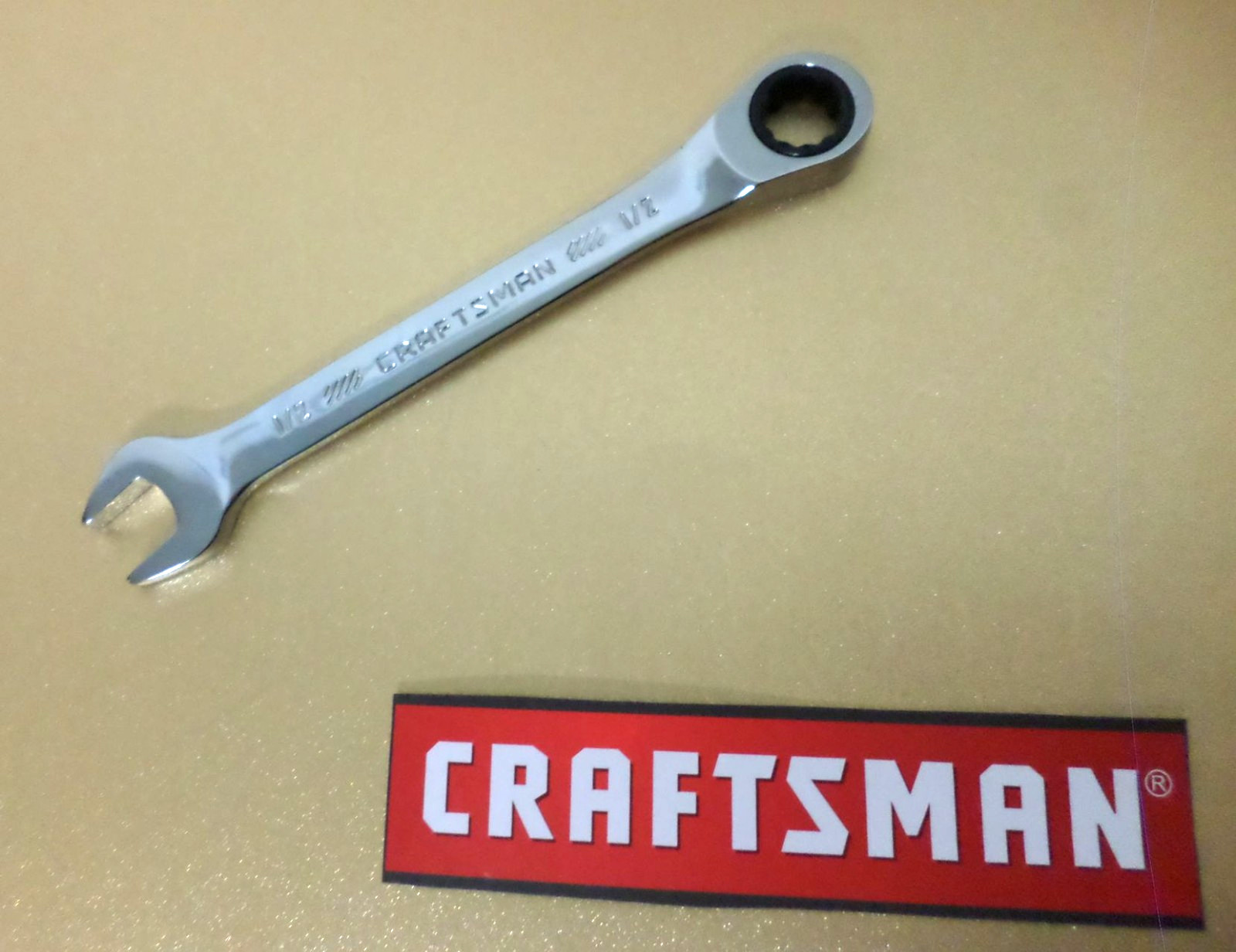 NEW Craftsman Ratcheting Combination Wrench, Choose Size: 5/16-11/16" or 6-18mm gallery