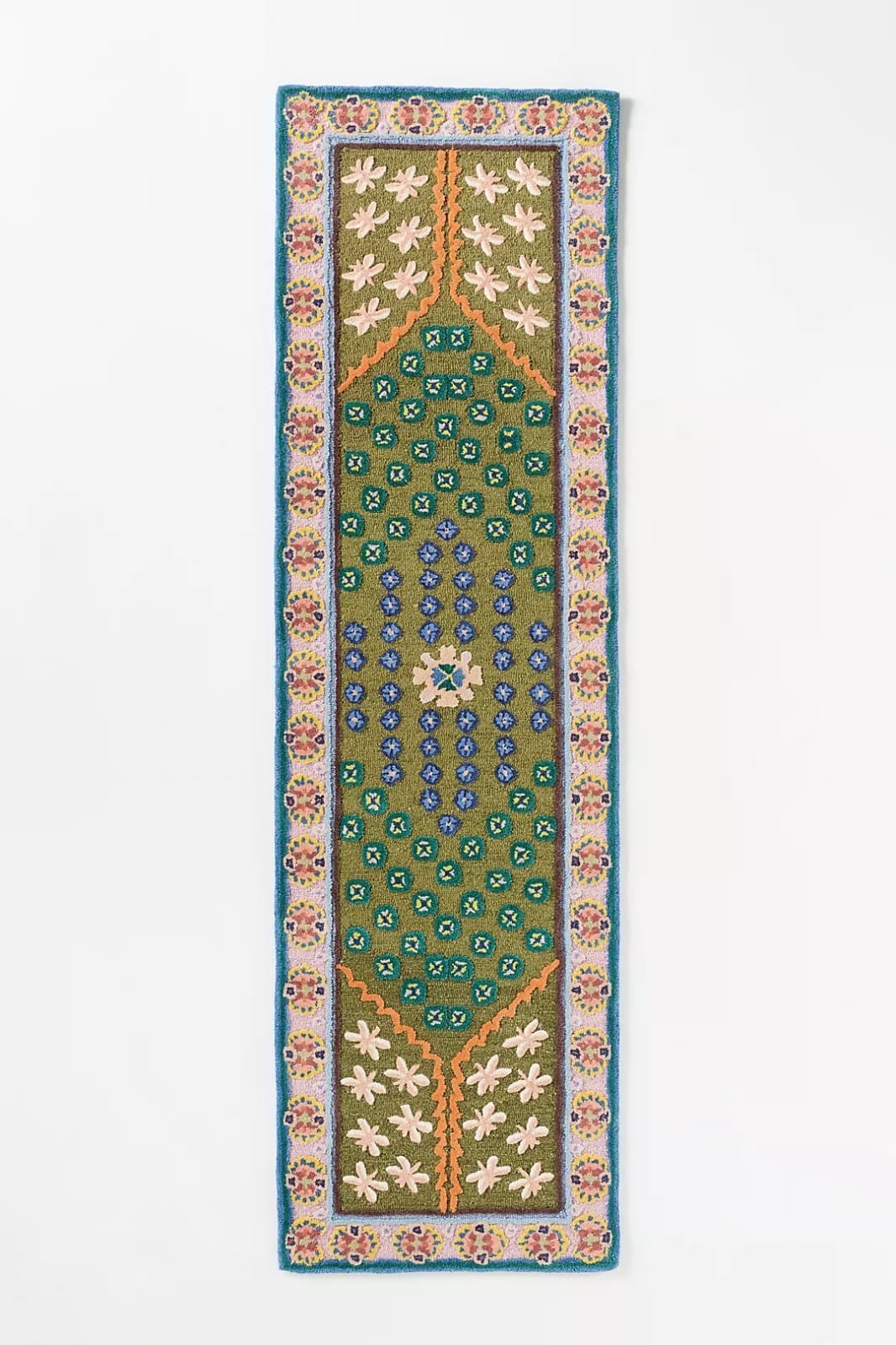 Annora Hand Tufted 100% Wool Dragonfly Border Rug Anthropologie Rugs for Office gallery