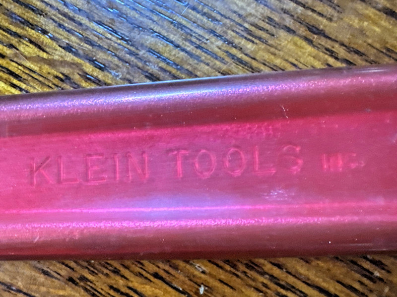 Klein Tools USA 10" Adjustable Wrench 507-10 / 10" - 250mm - VGC - Free S&H gallery