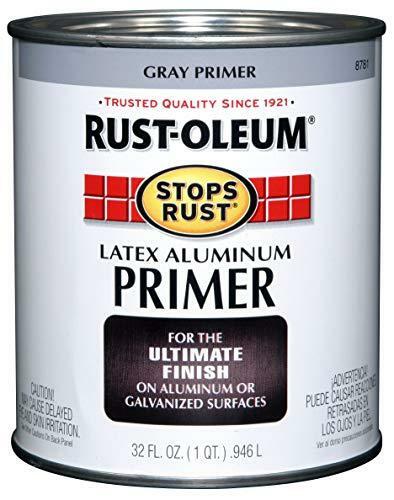 Rust-Oleum 8781502 Stops Rust Flat Aluminum Primer, 32 Fl Oz (Pack of 1) gallery