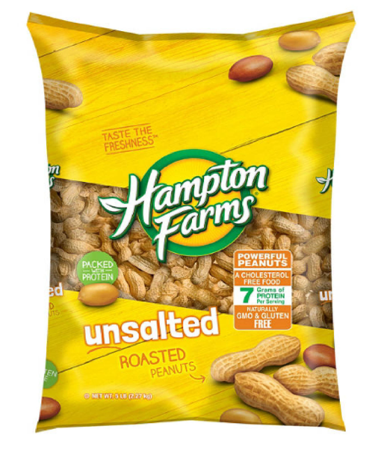 6-pack Hampton Farms Unsalted In-Shell Peanuts (5 lbs.) gallery