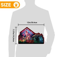 Stranger Things 3D Printed lightbox led pinball topper Wall Art Door Man Cave