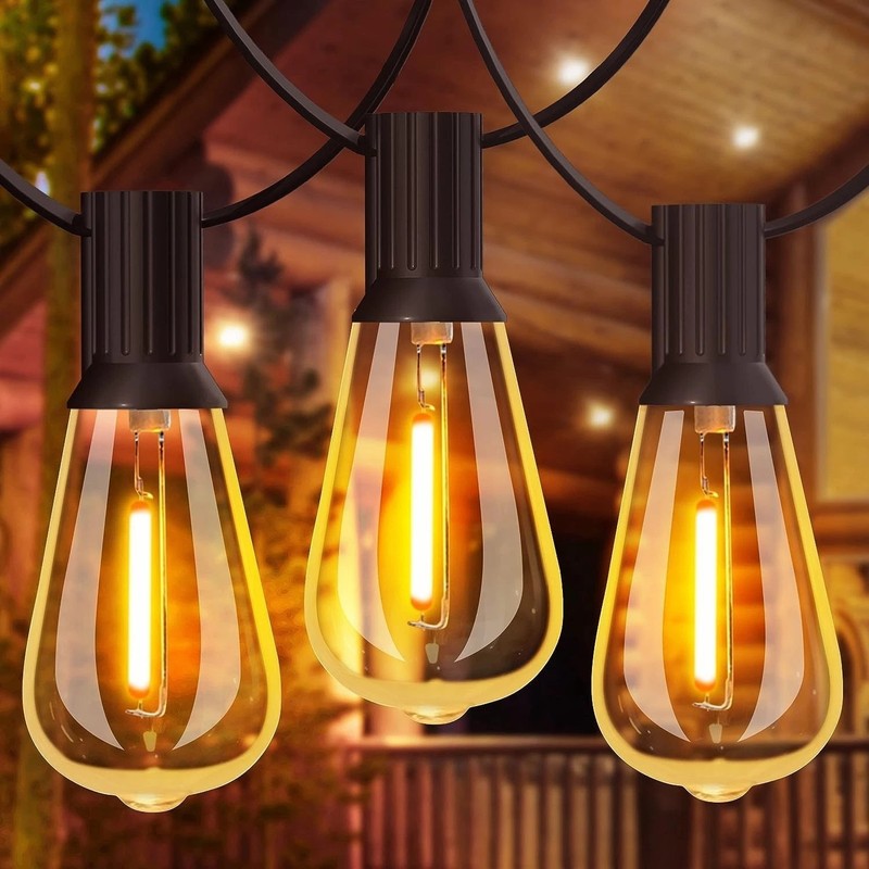 100FT Solar String Lights Outdoor ST38 LED Solar Garland Lights, Patio Garden gallery