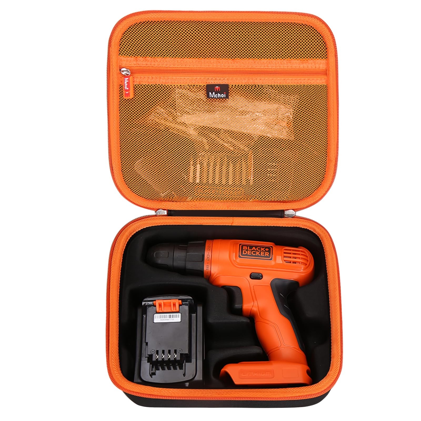 Hard Portable Case with BLACK+DECKER 20V Max Cordless Drill/Driver (LDX120C/L... gallery