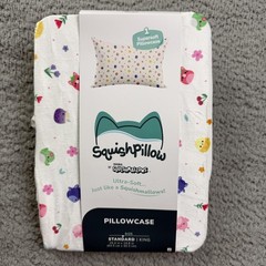 Squishpillow Mal Pillowcase Standard 20×26 Multicolor Kids Print Supersoft New
