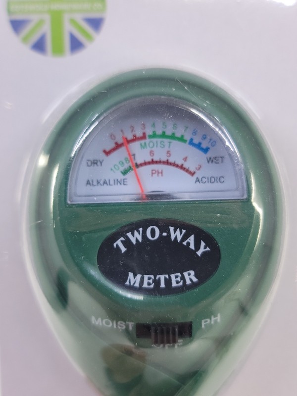 Cotswold Two Way Moisture PH Sensor Meter Gardening Tool No Batteries Required gallery