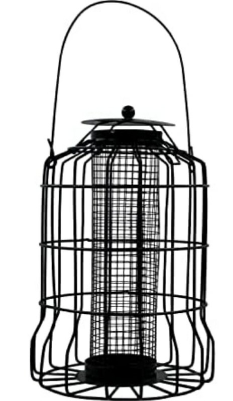 PETITE SQUIRREL RESISTANT CAGED BIRD SEED FEEDER BE161 BACKYARD ESSENTIALS gallery