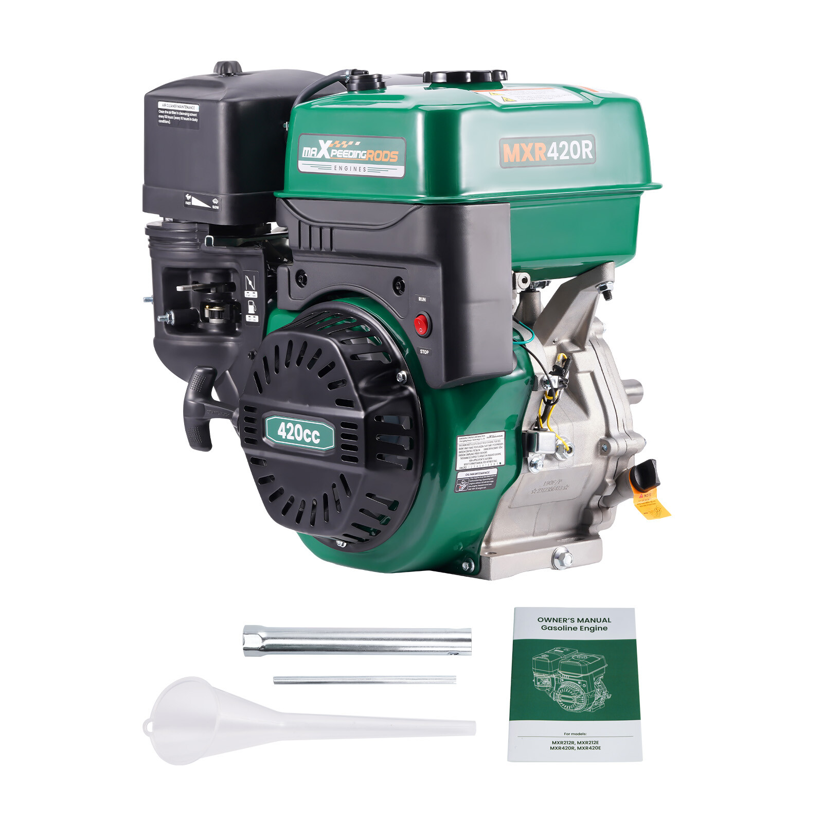 420cc 15HP OHV Horizontal Gasoline Engine Motor Recoil Start Rototiller gallery