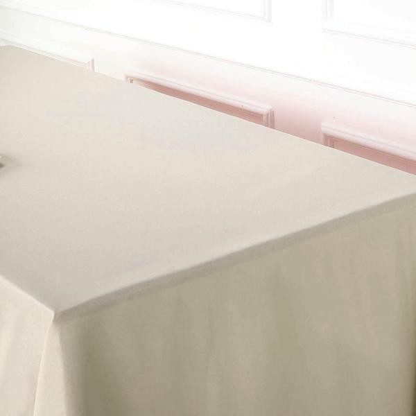 Beige 72x120 RECTANGLE POLYESTER TABLECLOTH Wedding Catering Dinner Supplies gallery