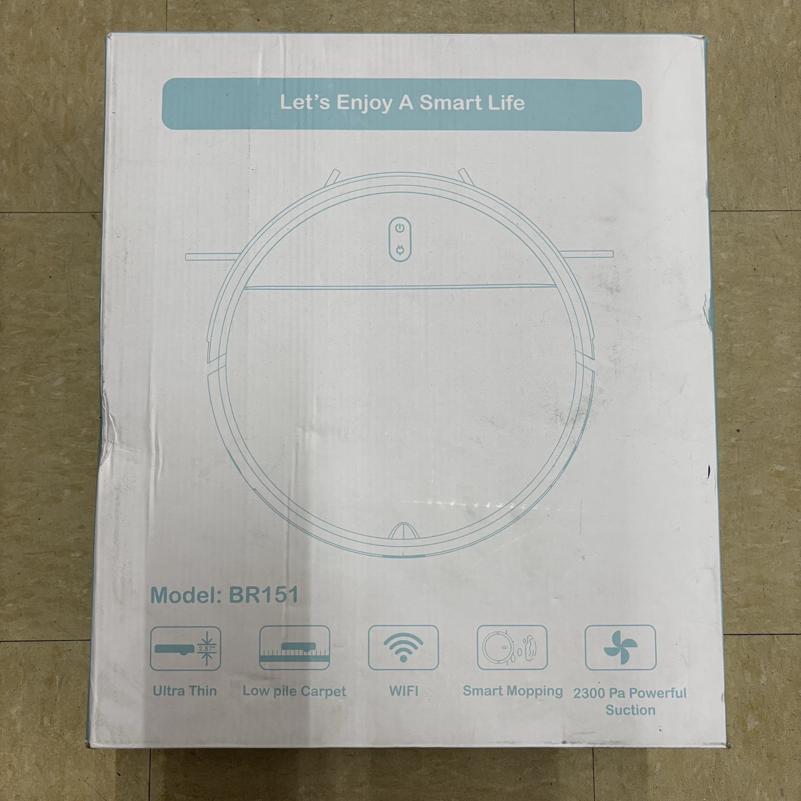 Robot Vacuum and Mop Combo Smart Vacuum Cleaner Gray BR151 MAMNV BR151 Tested gallery