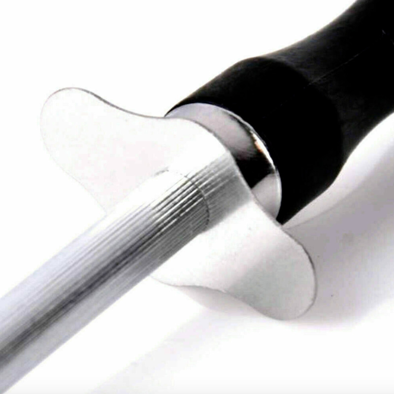 2 Pcs 11" Stainless Steel Knife Sharpener, Honing Rod, Kitchen Knife Sharpener gallery