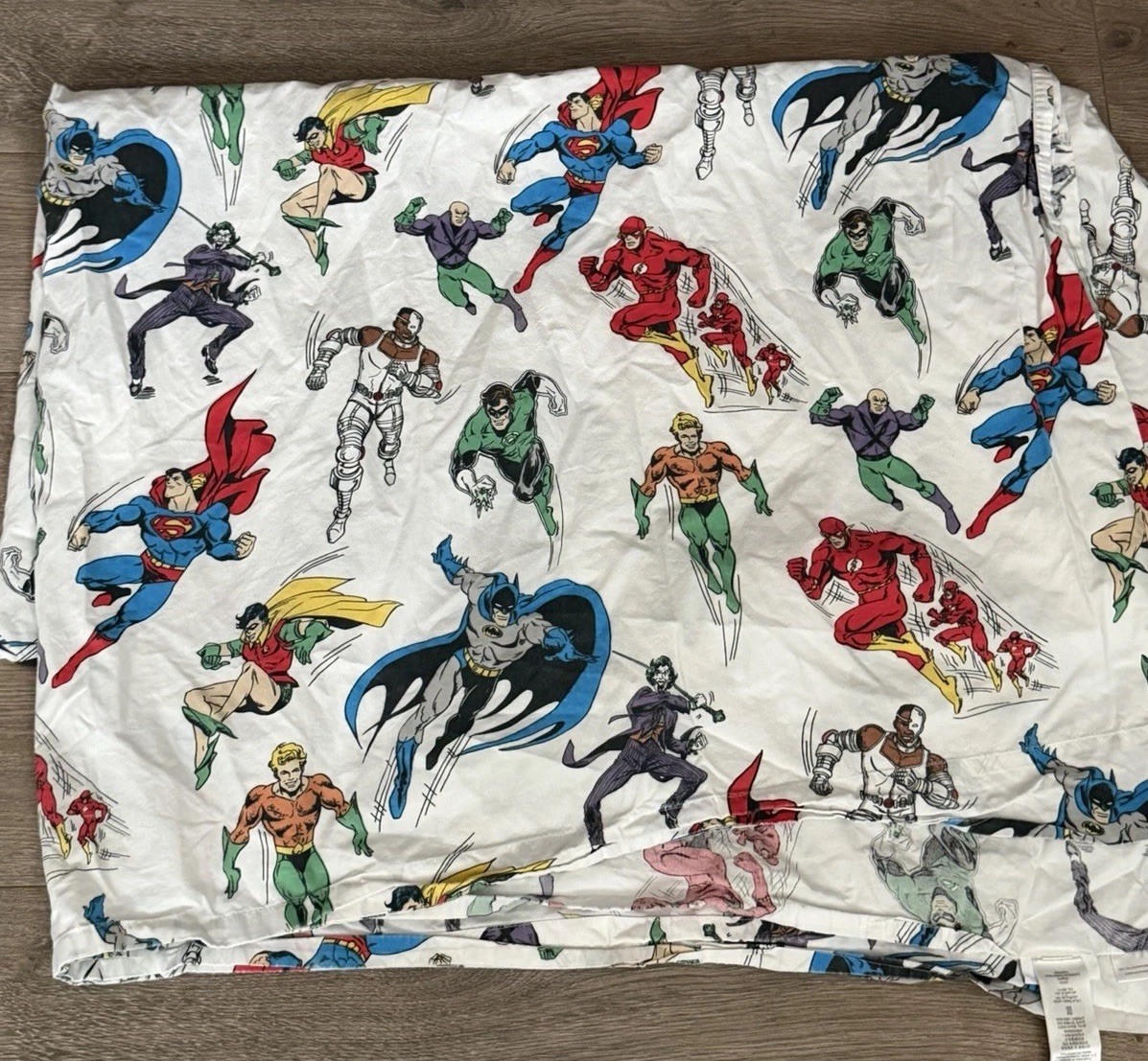 Pottery Barn Kids DC Comics Super Heroes TWIN FLAT SHEET ONLY gallery
