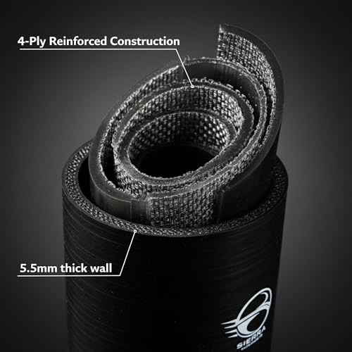 Silicone Hump Coupler Hose – 4" Length, 5.5mm Thickness – High 2.5 Inch / 63mm gallery