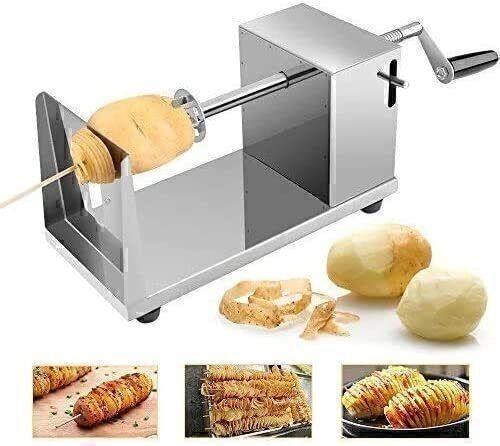 Spiral Potato Slicer Chipper Potato Chips Cutter Machine Tornado Kitchen Tools gallery
