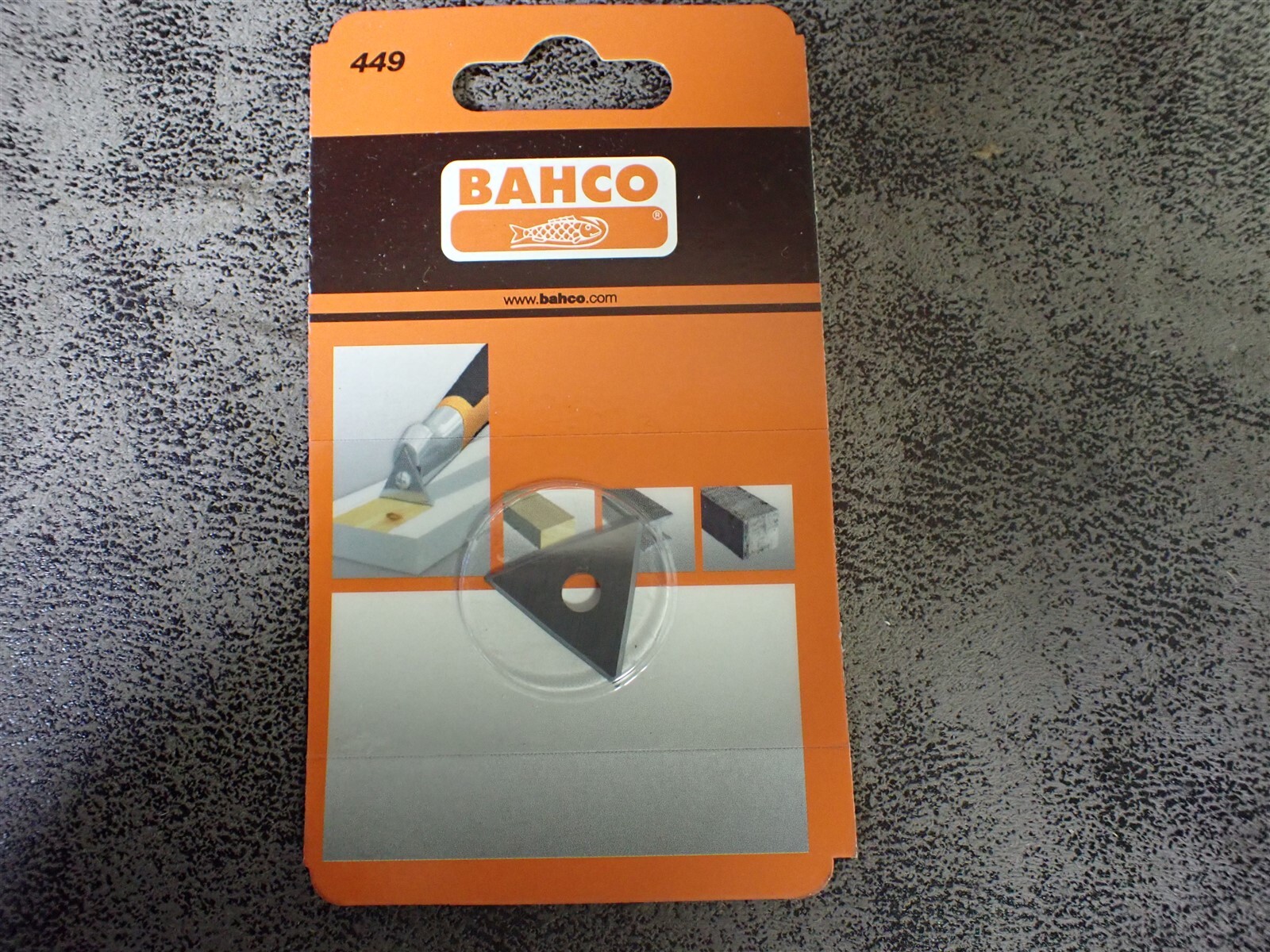 NEW Bahco 449 1" Triangle Replacement Scraper Blade (BN295) gallery
