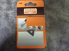 NEW Bahco 449 1″ Triangle Replacement Scraper Blade (BN295)