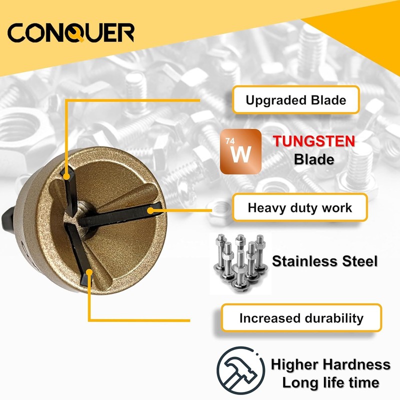 Premium Tungsten Blade Drill Bits For Stainless Steel And Hard Materials gallery