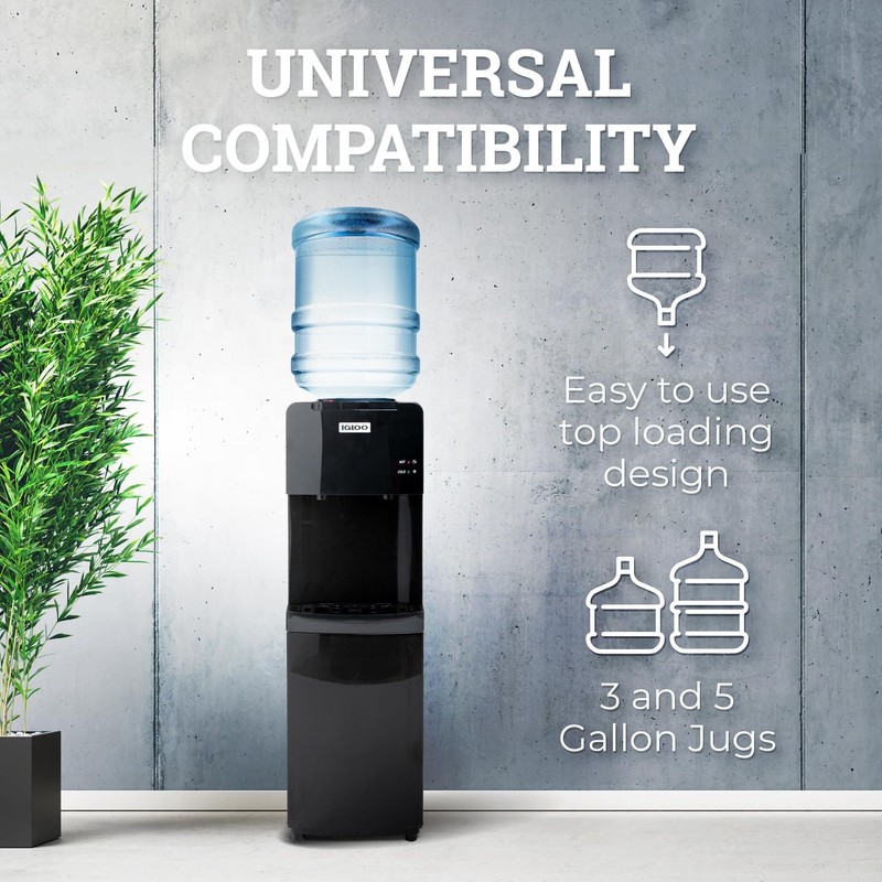 Top Loading Water Cooler with Removable Drip Tray & Energy-Saving Features- W... gallery