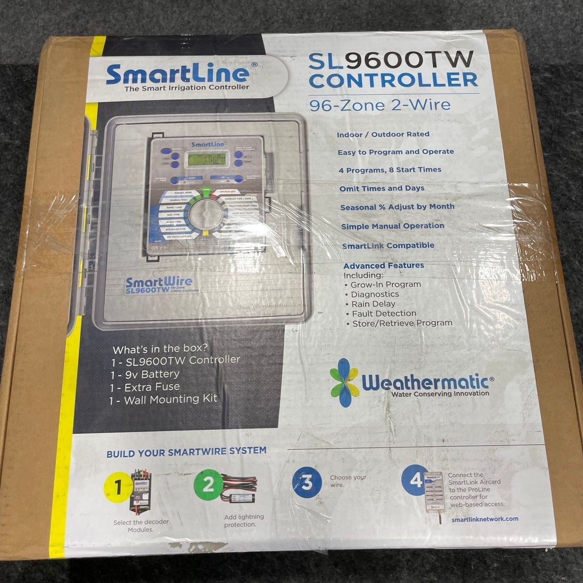WEATHERMATIC Smartline Irrigation Controller SL9600TW Controller 96 Zone 2 Wire gallery